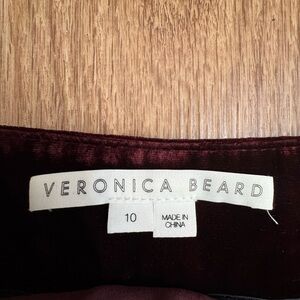 Veronica Beard Deep Burgundy Velvet Piece